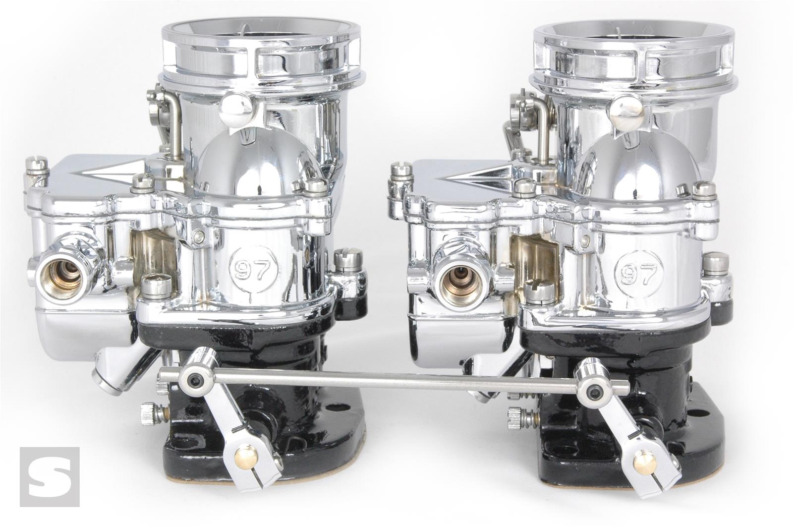 Stromberg TwoStep 2x2 Chrome Throttle Linkages 9241S-CHR