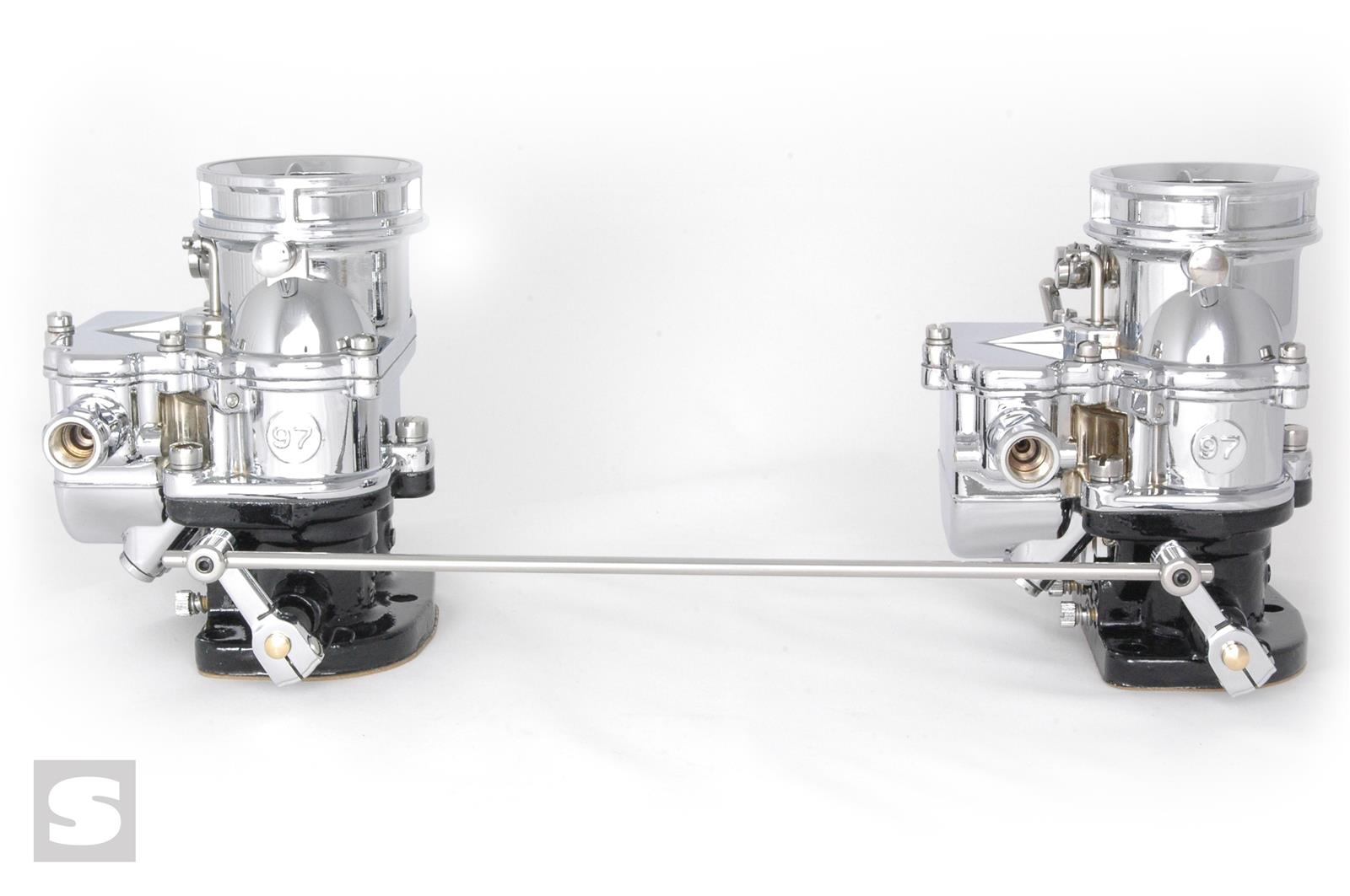 Stromberg TwoStep 2x2 Chrome Throttle Linkages 9242S-CHR