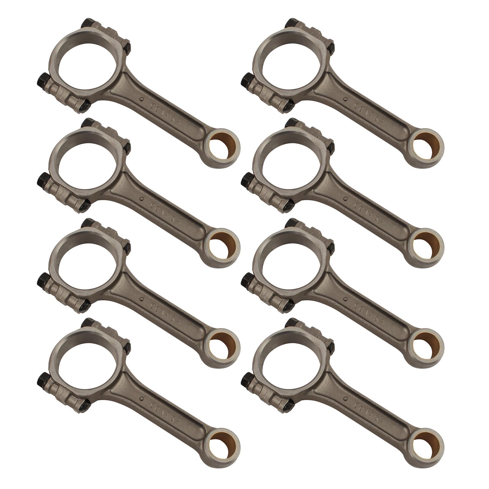 Scat Stock Replacement I-Beam Connecting Rods 3-ICR5700
