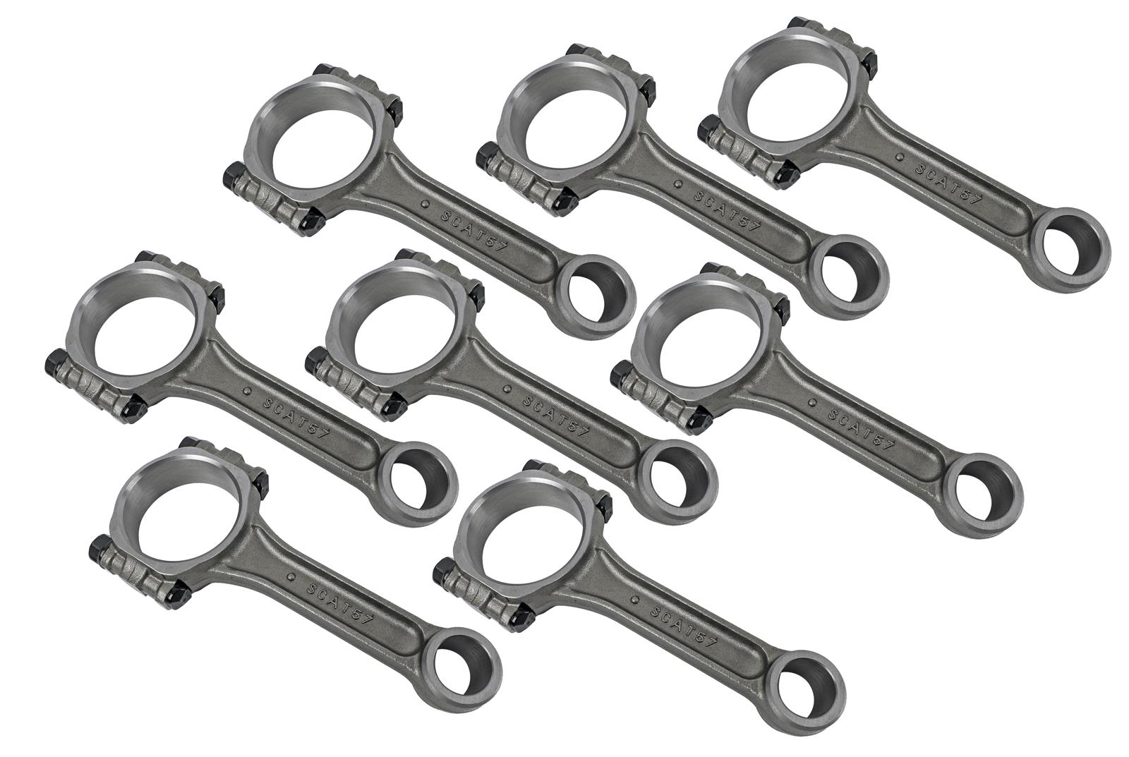 Scat Stock Replacement I-Beam Connecting Rods 3-ICR5700P