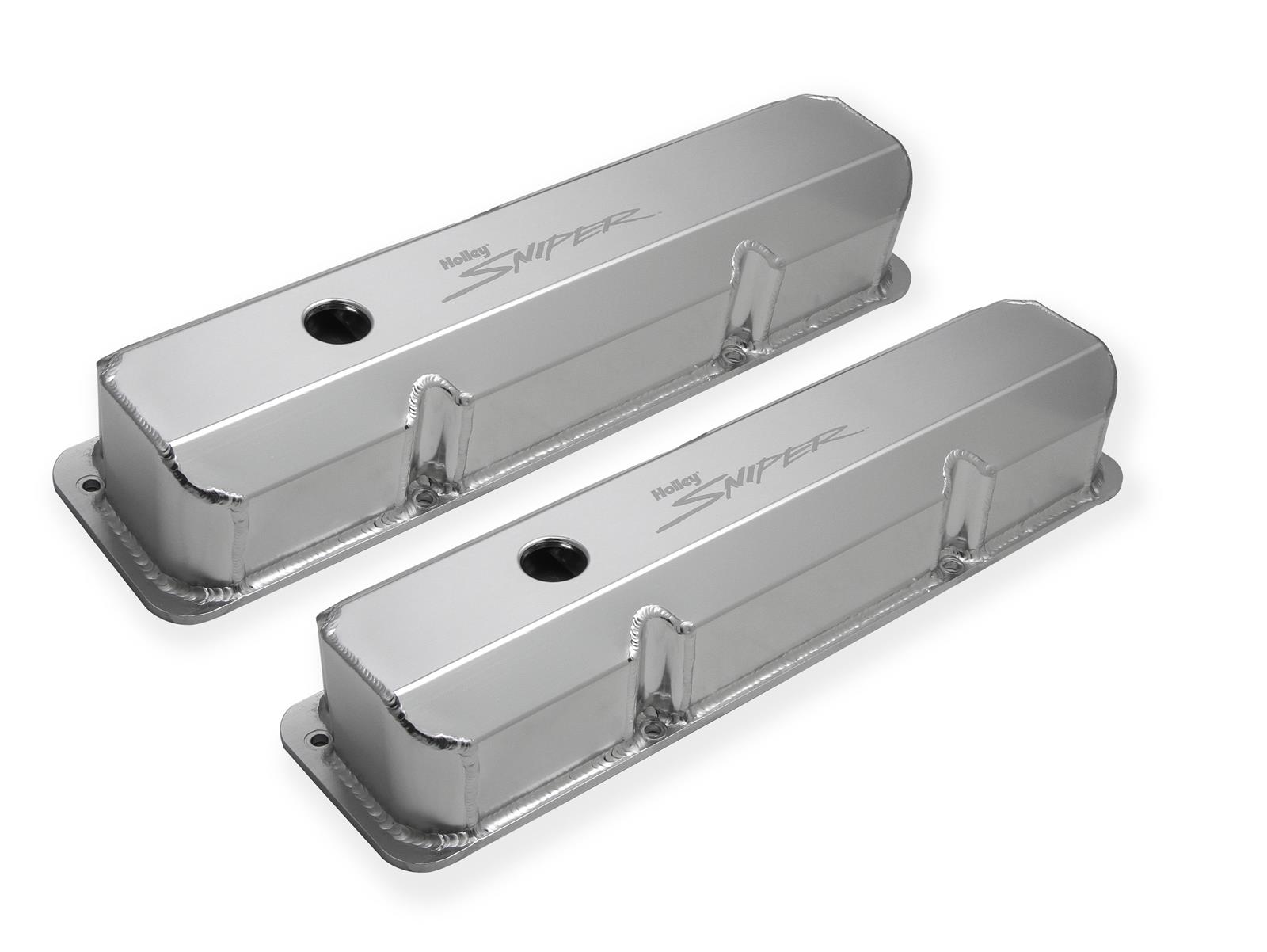 Holley Sniper Fabricated Aluminum Valve Covers 890001