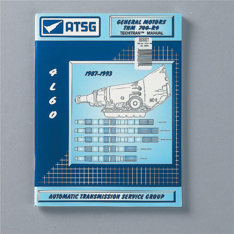 TCI Transmission Technical Overhaul Manuals 893001