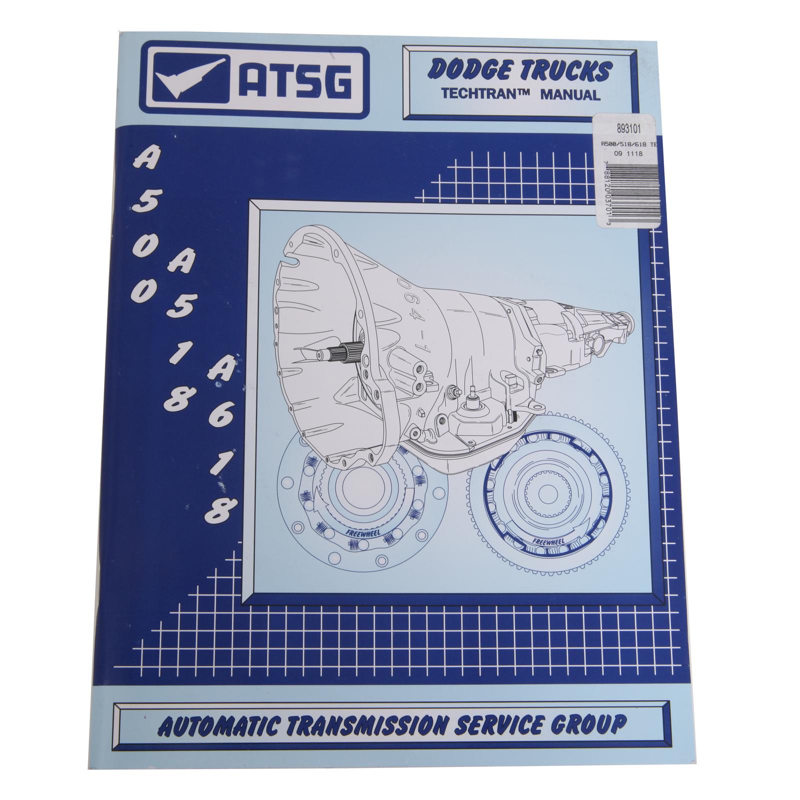 TCI Transmission Technical Overhaul Manuals 893101