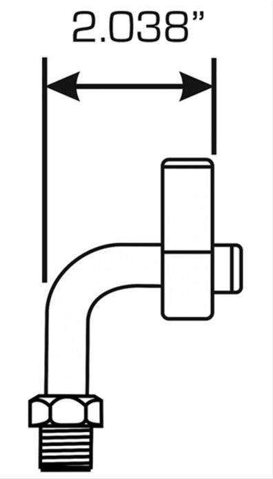 Vintage Air Front Runner TiteFit Line Fittings 342311