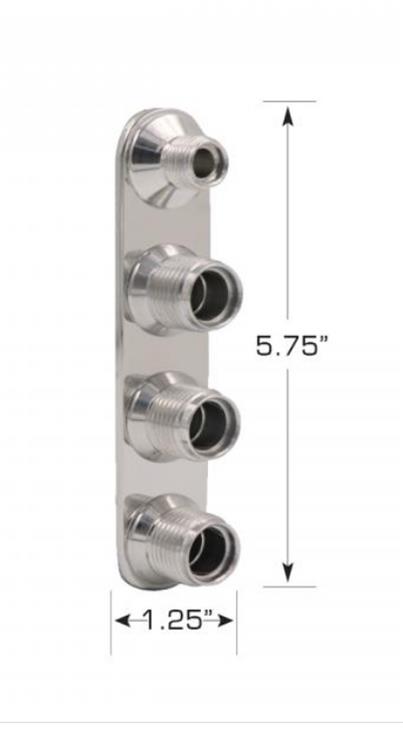 Vintage Air Streamline Bulkhead Plates 386600-MBA