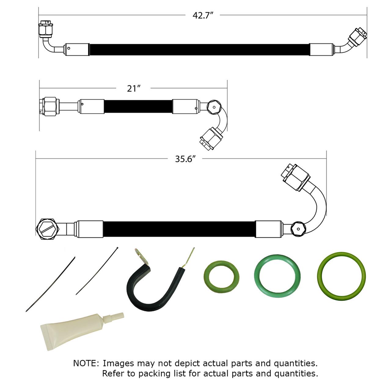 Vintage Air SureFit Reduced Barrier Standard Hose Kits 525707