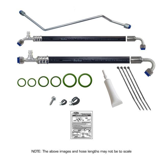 Vintage Air Standard Refrigeration Line Kits 534074-PMA