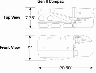 Vintage Air Gen-II Compac Universal Climate Control Systems 68000-VUZ-A