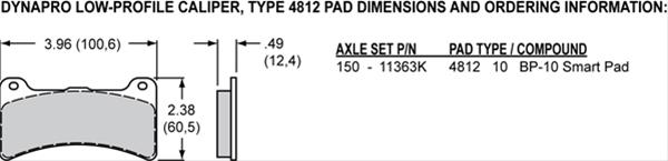 Wilwood Forged Dynapro Low-Profile Lug Mount Calipers 120-12160-RD