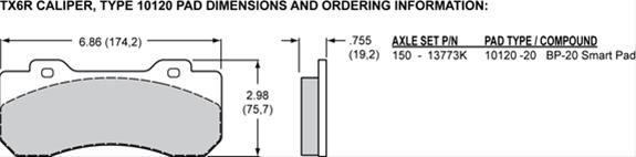Wilwood TX6R Forged Radial Mount Calipers 120-13816-RD