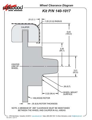 Wilwood Forged Dynalite Front Drag Race Disc Brake Kits 140-1017-BD