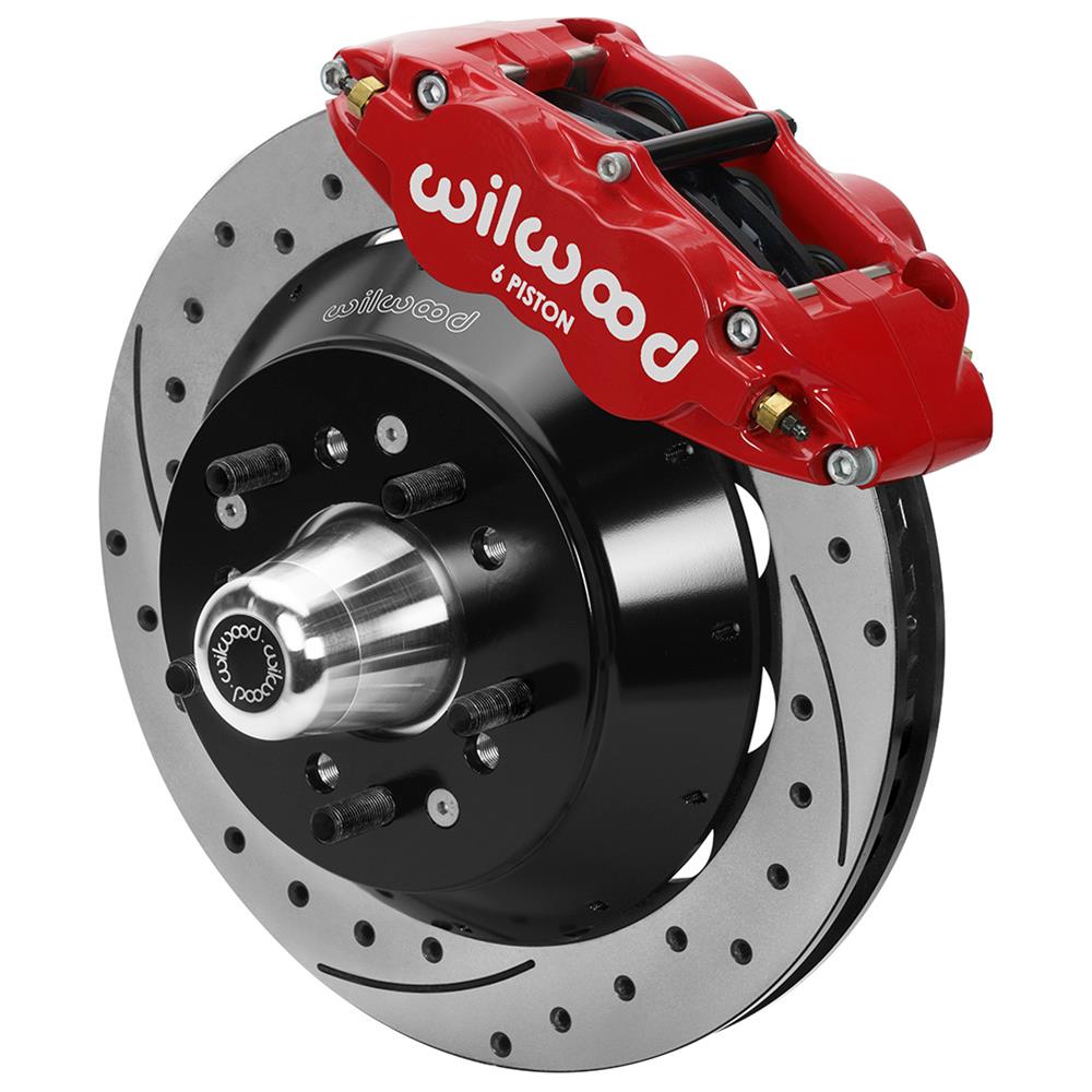 Wilwood Forged Narrow Superlite 6R Big Brake Front Brake Kits 140-10220-DR
