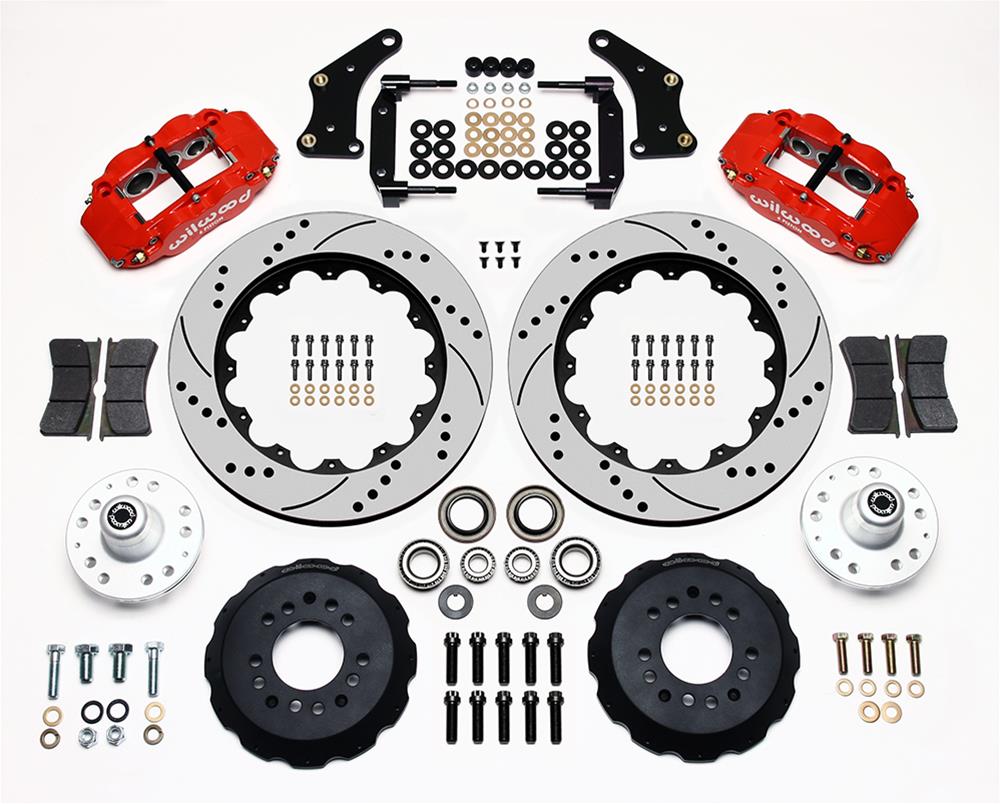 Wilwood Forged Narrow Superlite 6R Big Brake Front Brake Kits 140-10284-DR
