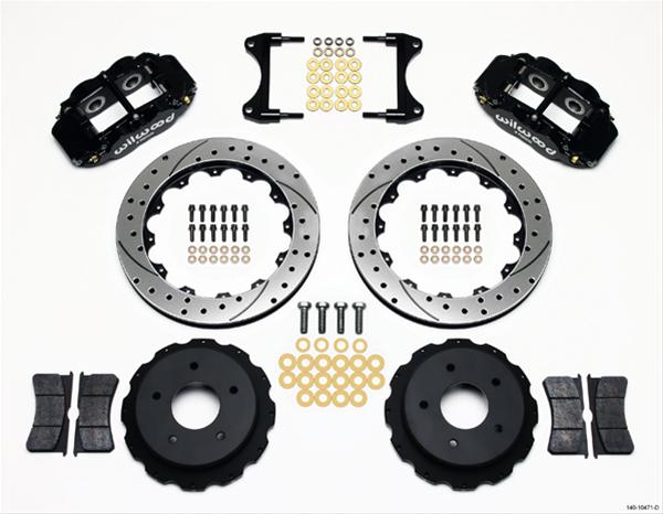 Wilwood Forged Narrow Superlite 4R Big Brake Rear Parking Brake Kits 140-10471-D