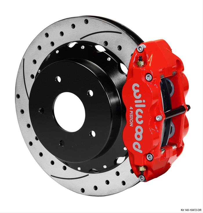 Wilwood Forged Narrow Superlite 4R Big Brake Rear Parking Brake Kits 140-10472-DR