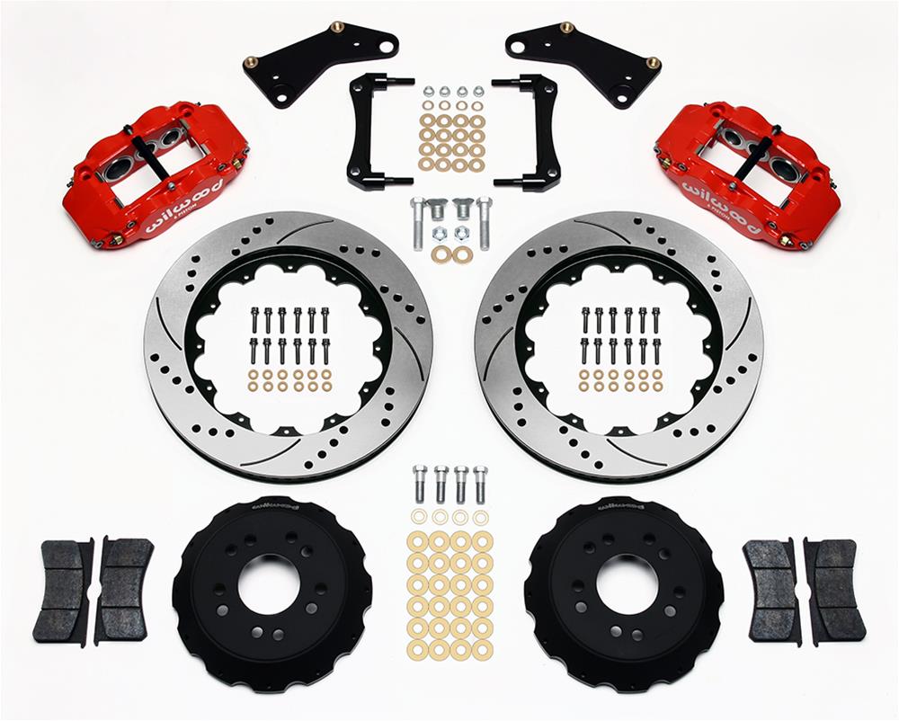 Wilwood Forged Narrow Superlite 6R Big Brake Front Brake Kits 140-10617-DR