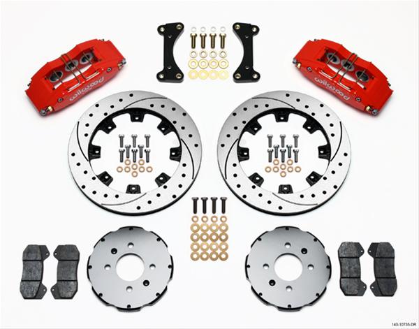 Wilwood Forged DynaPro 6 Big Brake Front Brake Kits 140-10735-DR