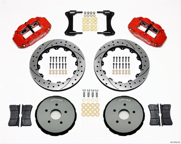 Wilwood Forged Narrow Superlite 6R Big Brake Front Brake Kits 140-10752-DR