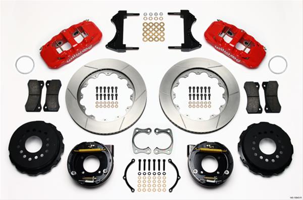 Wilwood AERO4 Big Brake Rear Brake Kits 140-10945-R