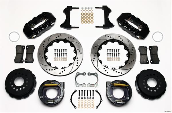Wilwood AERO4 Big Brake Rear Brake Kits 140-10944-D