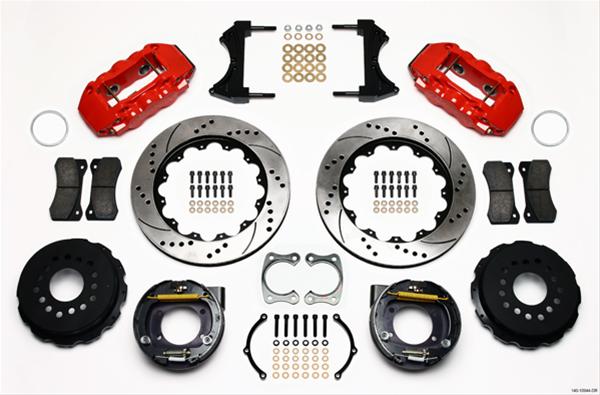 Wilwood AERO4 Big Brake Rear Brake Kits 140-10944-DR