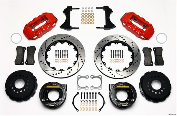 Wilwood AERO4 Big Brake Rear Brake Kits 140-10947-DR