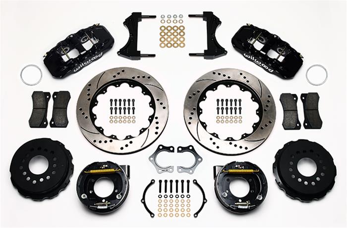 Wilwood AERO4 Big Brake Rear Parking Brake Kits 140-10951-D