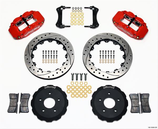 Wilwood Forged Narrow Superlite 6R Big Brake Front Brake Kits 140-10968-DR