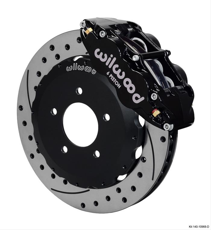 Wilwood Forged Narrow Superlite 6R Big Brake Front Brake Kits 140-10968-D