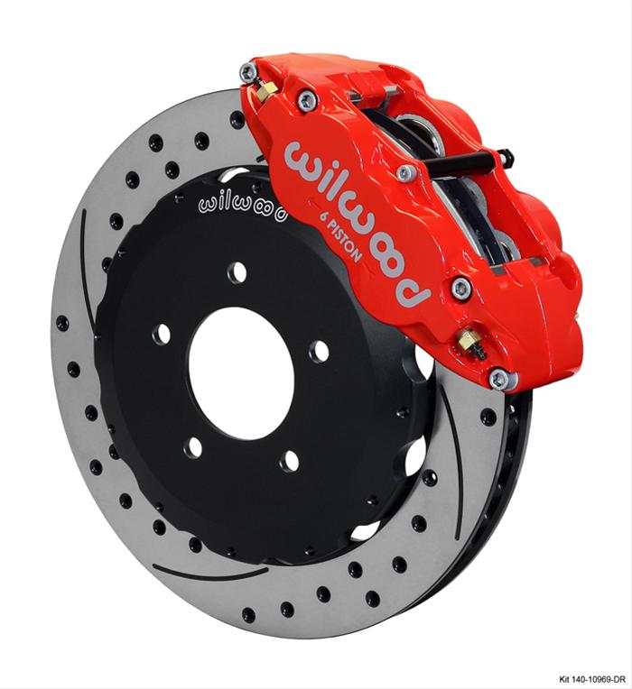 Wilwood Forged Narrow Superlite 6R Big Brake Front Brake Kits 140-10969-DR