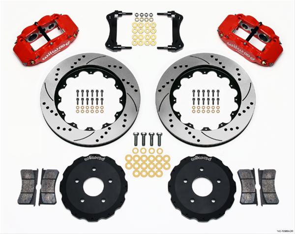 Wilwood Forged Narrow Superlite 6R Big Brake Front Brake Kits 140-10969-DR
