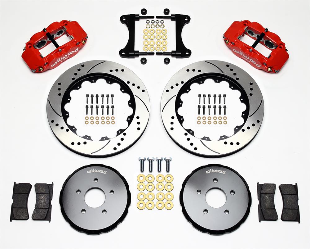Wilwood Forged Narrow Superlite 6R Big Brake Front Brake Kits 140-11584-DR