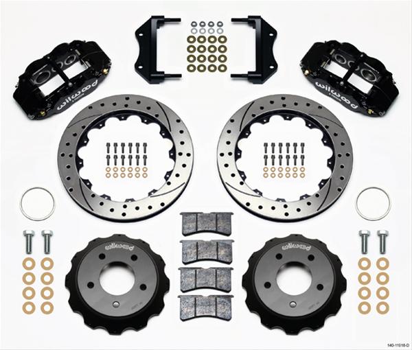 Wilwood Forged Narrow Superlite 6R Big Brake Front Brake Kits 140-11918-D