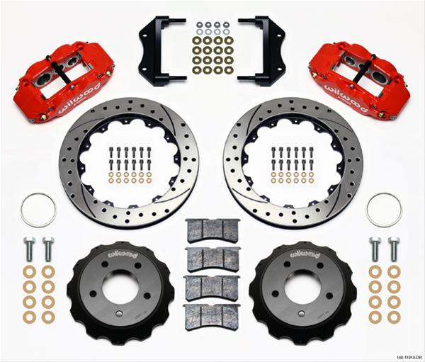 Wilwood Forged Narrow Superlite 6R Big Brake Front Brake Kits 140-11918-DR
