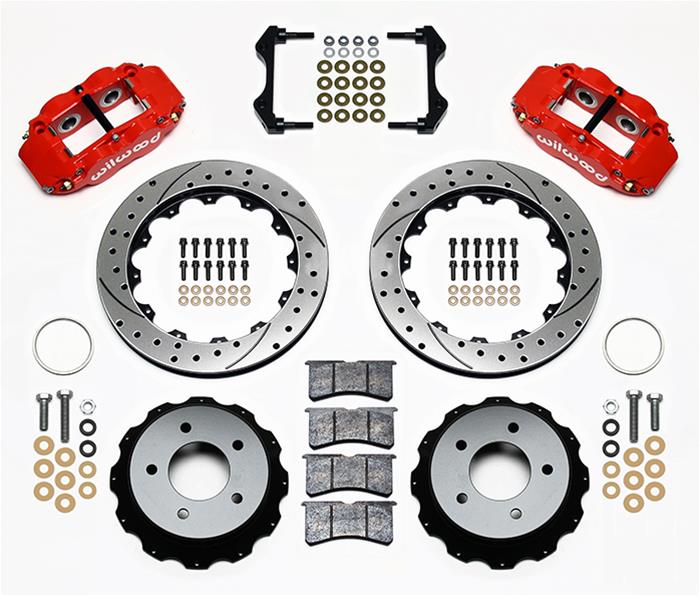 Wilwood Forged Narrow Superlite 4R Big Brake Rear Parking Brake Kits 140-11920-DR