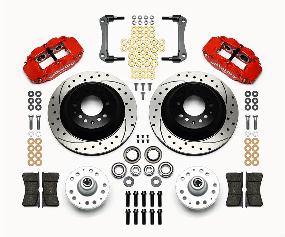 Wilwood Forged Narrow Superlite 6R Big Brake Front Brake Kits 140-12278-DR