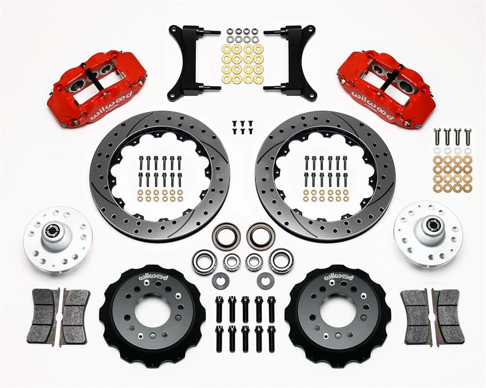 Wilwood Forged Narrow Superlite 6R Big Brake Front Brake Kits 140-12298-DR