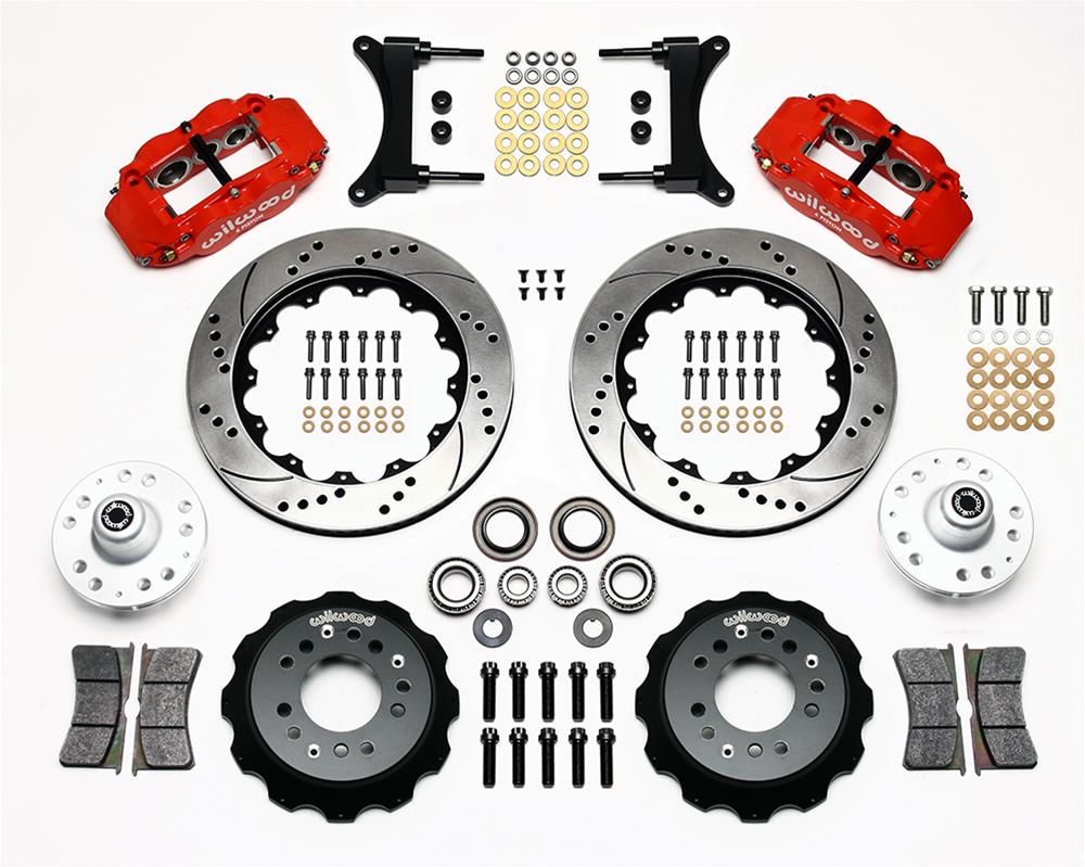 Wilwood Forged Narrow Superlite 6R Big Brake Front Brake Kits 140-12299-DR