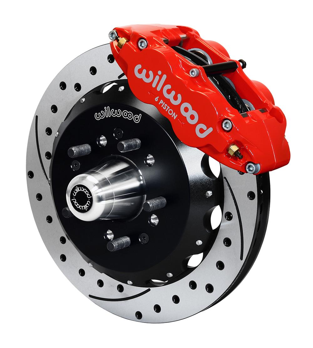 Wilwood Forged Narrow Superlite 6R Big Brake Front Brake Kits 140-12307-DR