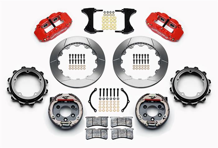 Wilwood Forged Narrow Superlite 4R Big Brake Rear Brake Kits 140-12435-R
