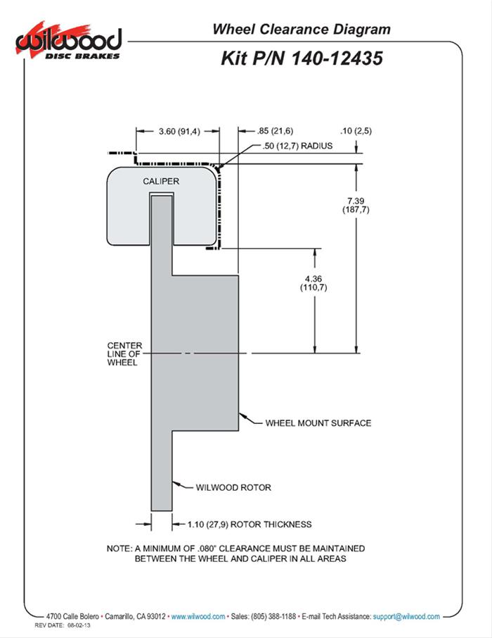 Wilwood Forged Narrow Superlite 4R Big Brake Rear Brake Kits 140-12435-D