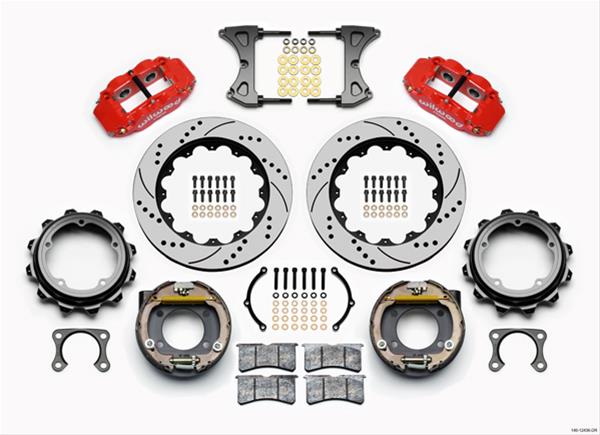 Wilwood Forged Narrow Superlite 4R Big Brake Rear Parking Brake Kits 140-12436-R
