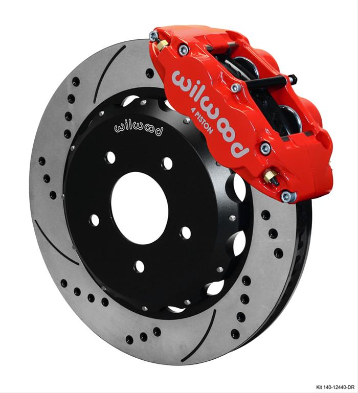 Wilwood Forged Narrow Superlite 4R Big Brake Front Brake Kits 140-12440-DR