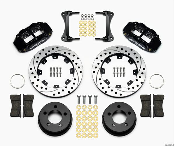 Wilwood Forged Narrow Superlite 4R Big Brake Front Brake Kits 140-12576-D