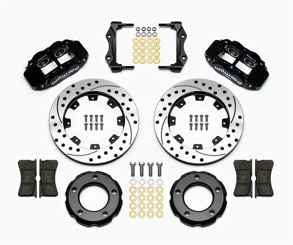 Wilwood Forged Narrow Superlite 4R Big Brake Front Brake Kits 140-12613-D