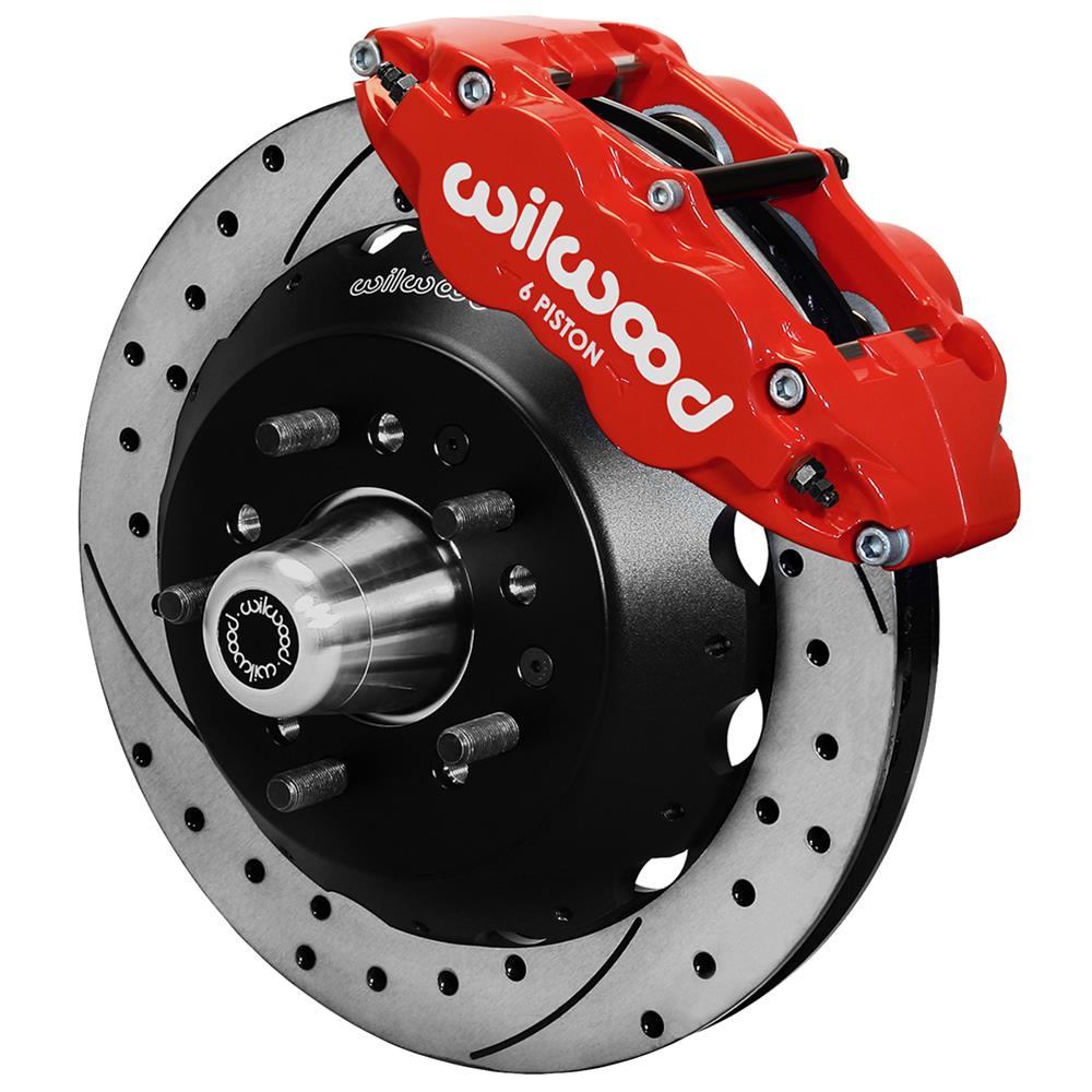 Wilwood Forged Narrow Superlite 6R Big Brake Front Brake Kits 140-12637-DR