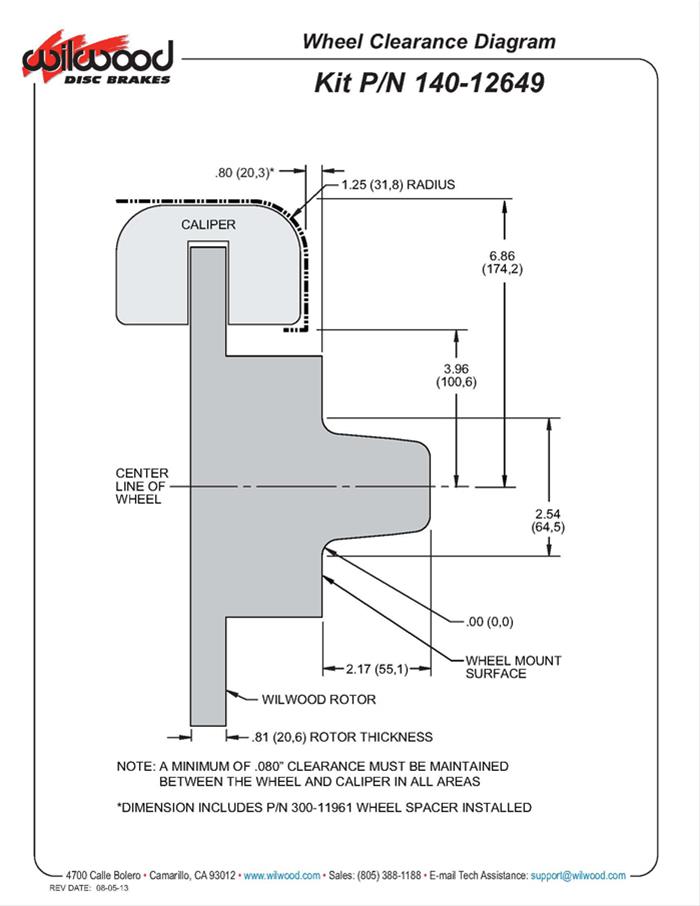 Wilwood Forged Dynalite Pro Series Front Disc Brake Kits 140-12649-D