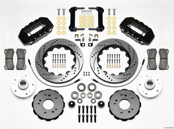 Wilwood AERO6 Big Brake Front Brake Kits 140-12824-D