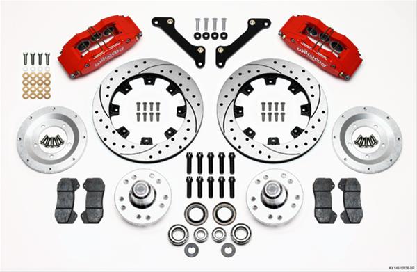 Wilwood Forged DynaPro 6 Big Brake Front Brake Kits 140-12836-DR