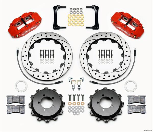 Wilwood Forged Narrow Superlite 4R Big Brake Rear Race Kits 140-12871-DR